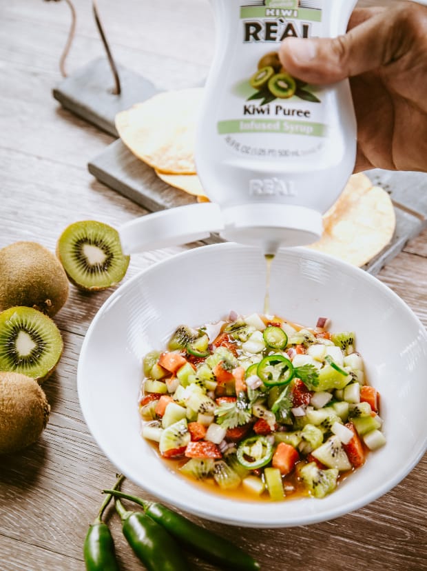 Kiwi Cucumber Strawberry Salsa